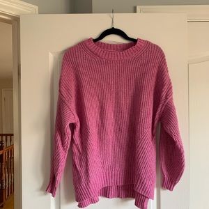 Hot pink sweater